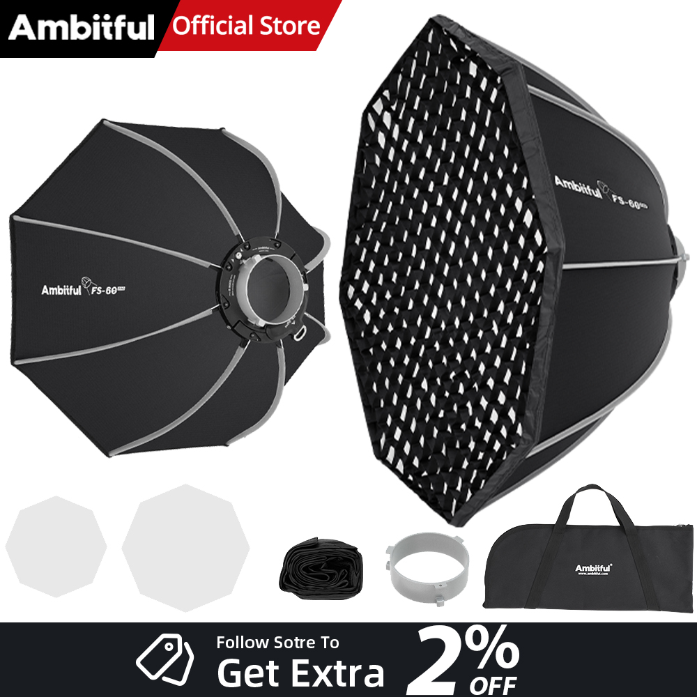Photography Studio Lighting Set Up - Световой бокс AMBITFUL FS60PROII с быстрой