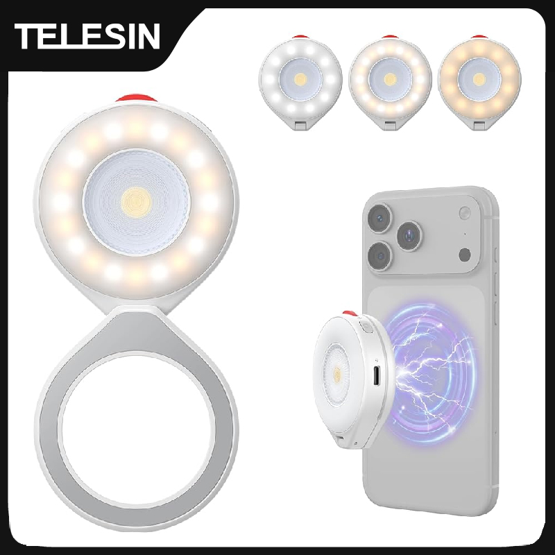 Photography Lighting Brands - Магнитная вспышка TELESIN для смартфона, мини-светильник