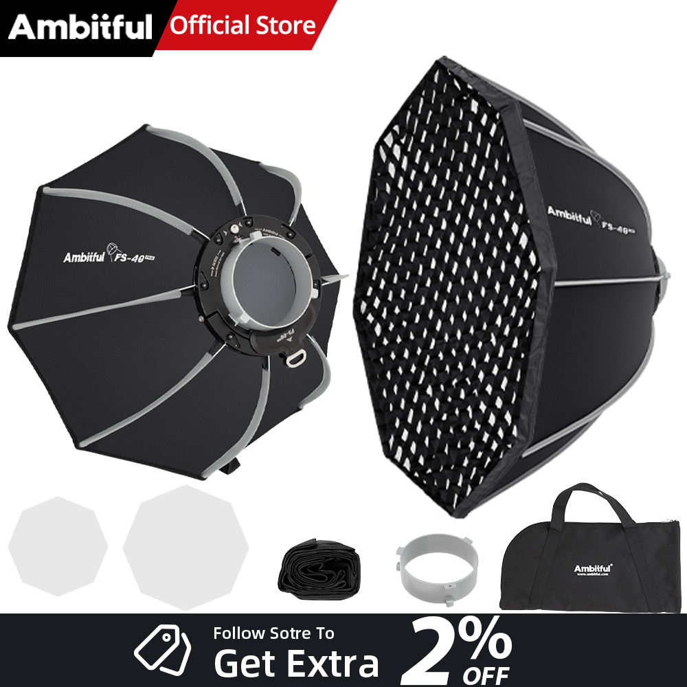 Photography Studio Lighting Set Up - Световой бокс AMBITFUL FS40PROII с быстрой