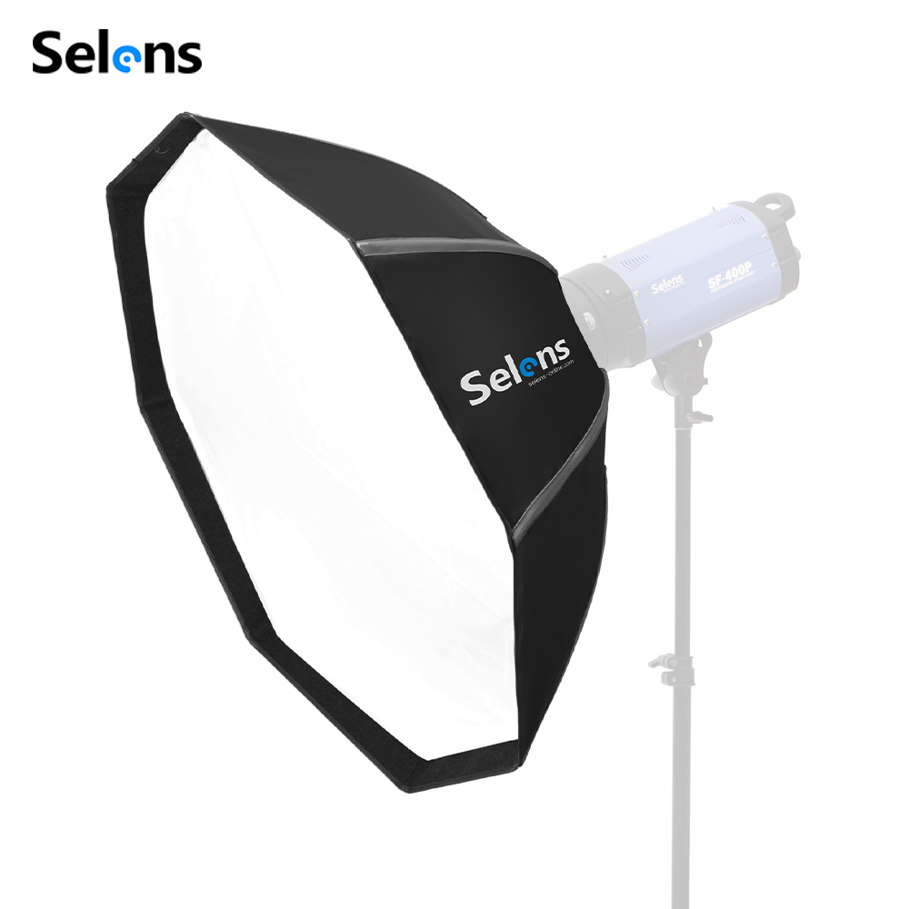 Photography Studio Lighting Set Up - Софтбокс Selens 82/105 см с креплением