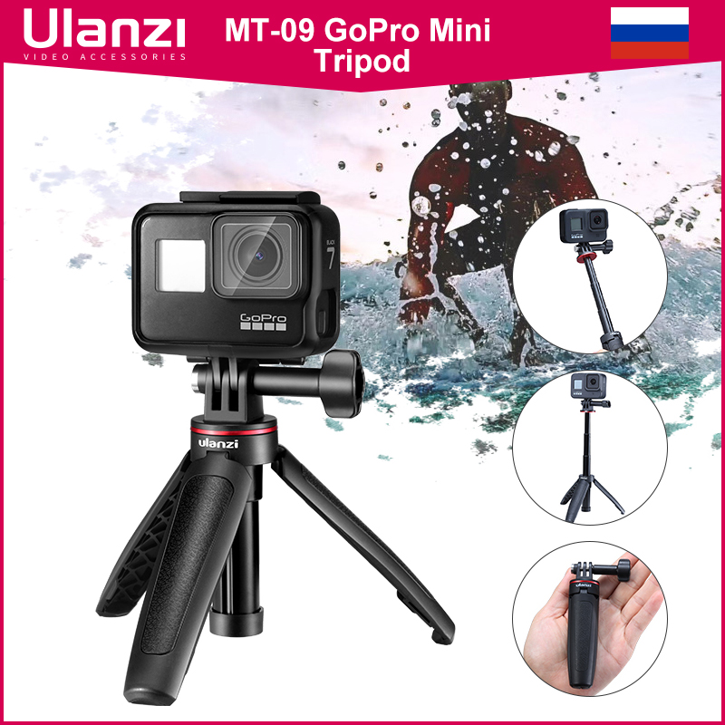 Gopro Action Camera Hero 12 Black - Ulanzi MT-09 Extend Gopro Vlog Штатив