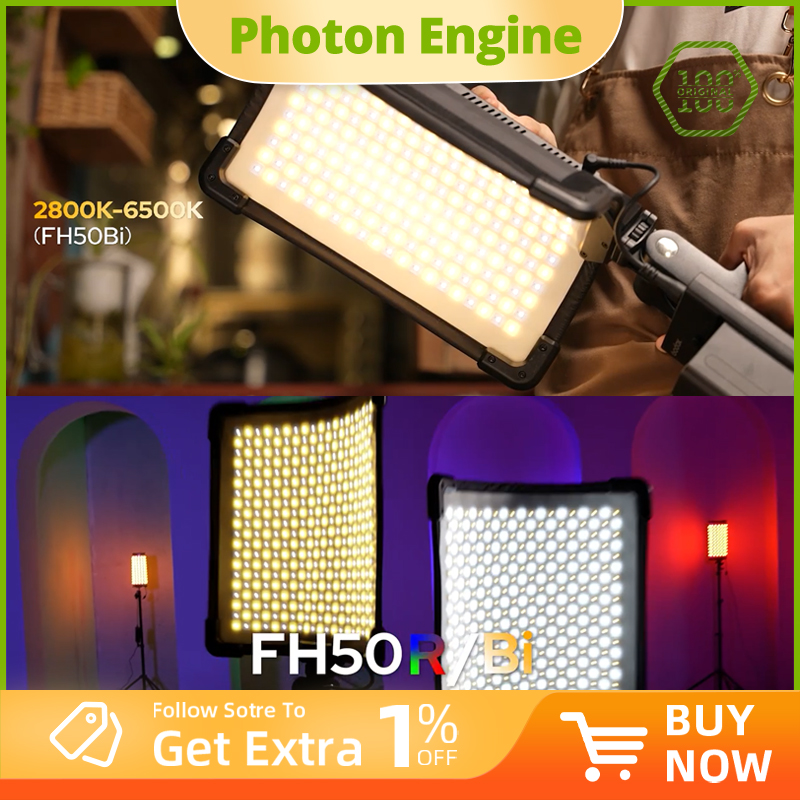 Photography Lighting Godox - Светодиодная панель Godox FH50R/FH50Bi: гибкая, портативная,
