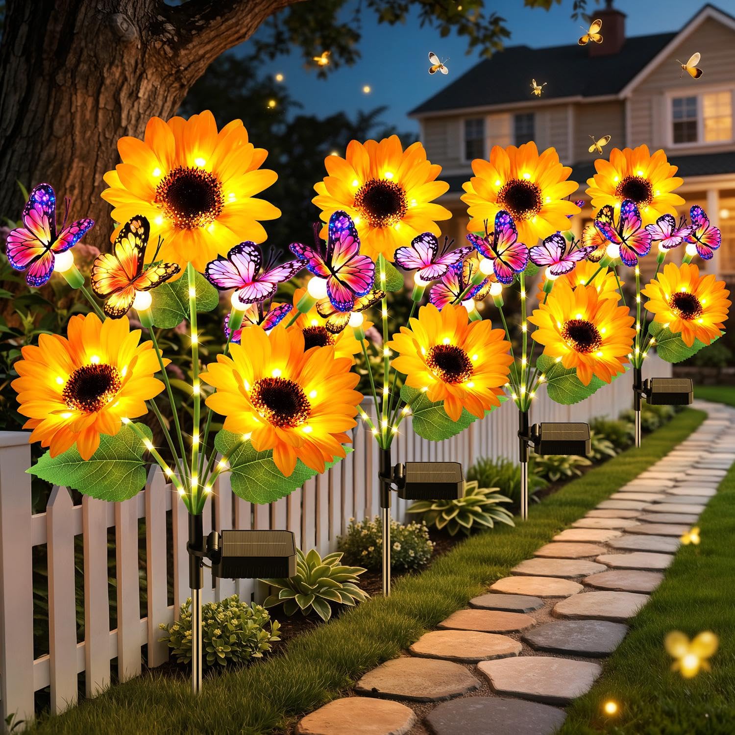 Flower Photography Led Lighting Pack - Солнечные садовые светильники для улицы, улучшенный