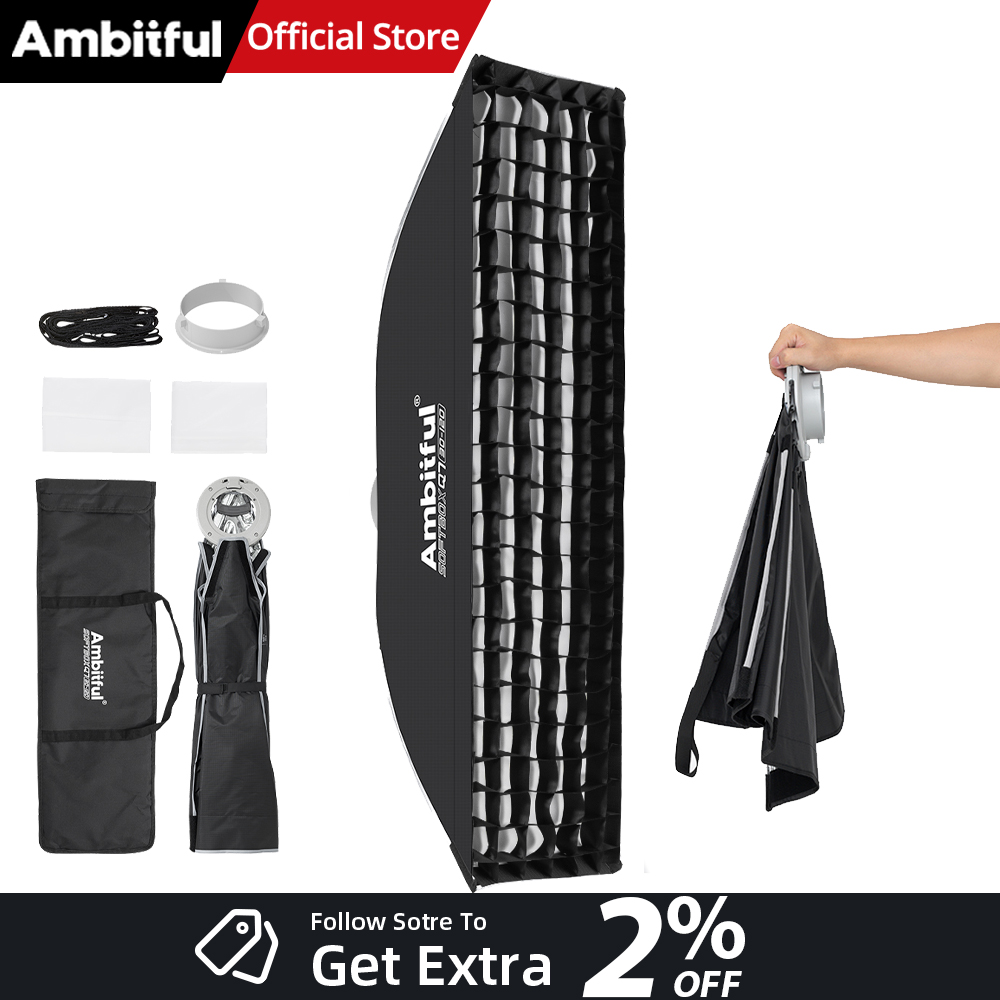 Photography Studio Lighting Set Up - AMBITFUL Q7-II 30*120 см Студийный фотобокс