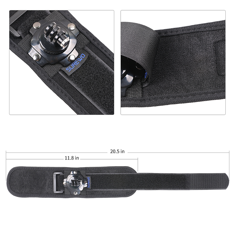 Крепление для ремешка SUREWO,  – обзор и цена Gopro Action Camera Hero 12 Black
