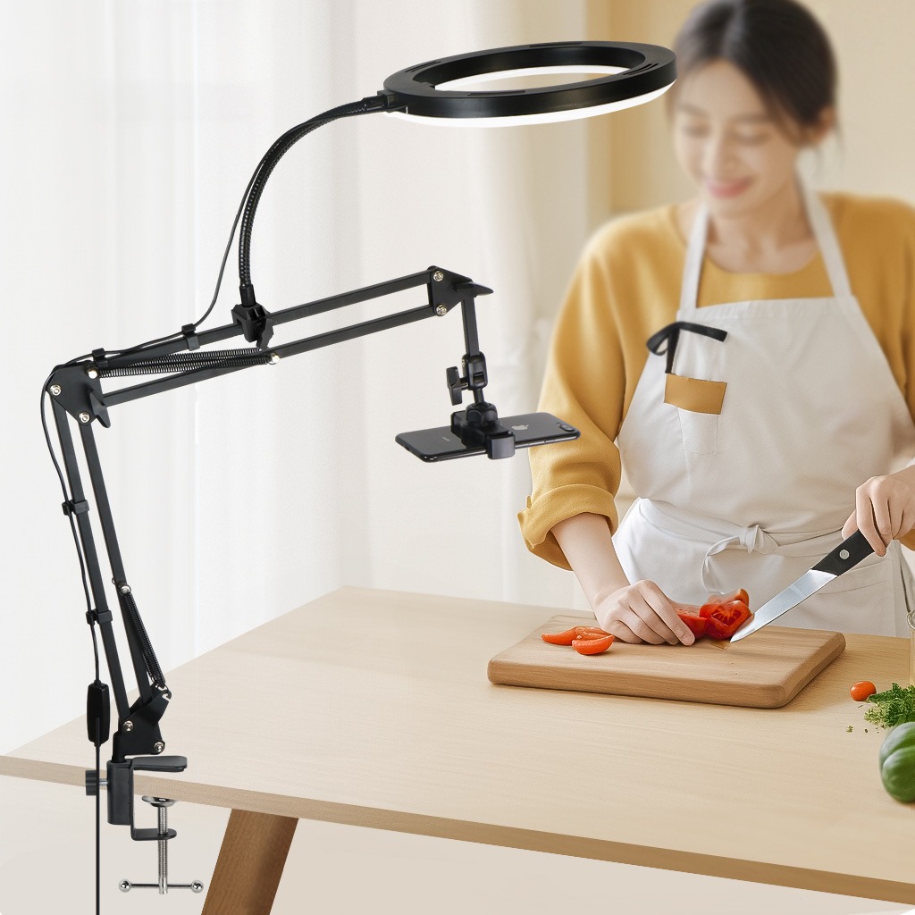 Подставка для мобильного телеф – обзор и цена Photography Video Lighting Kit With Adjustable Tripod Stand