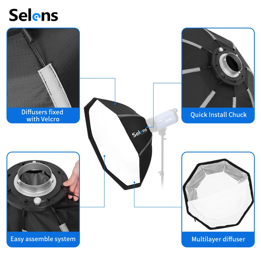 Софтбокс Selens 82/105 см с кр – обзор и цена Photography Studio Lighting Set Up
