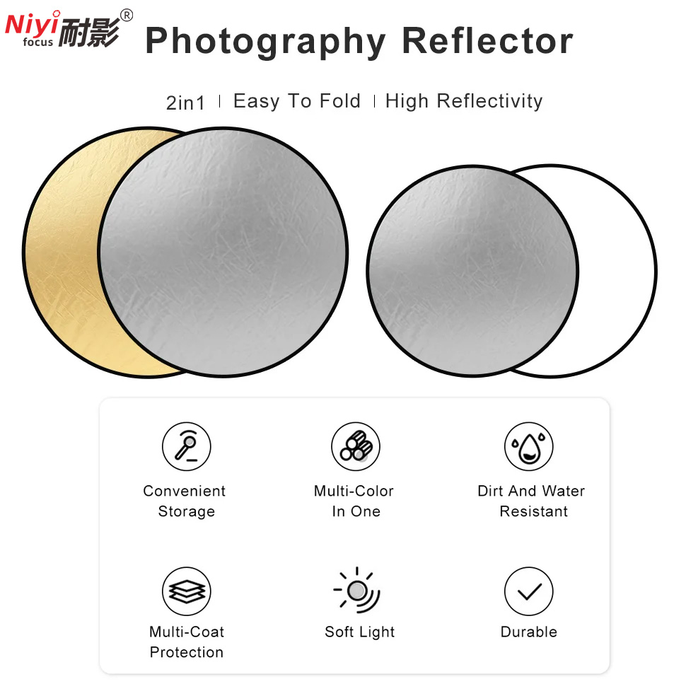 Круглый портативный отражатель – обзор и цена Photography Lighting Diffuser