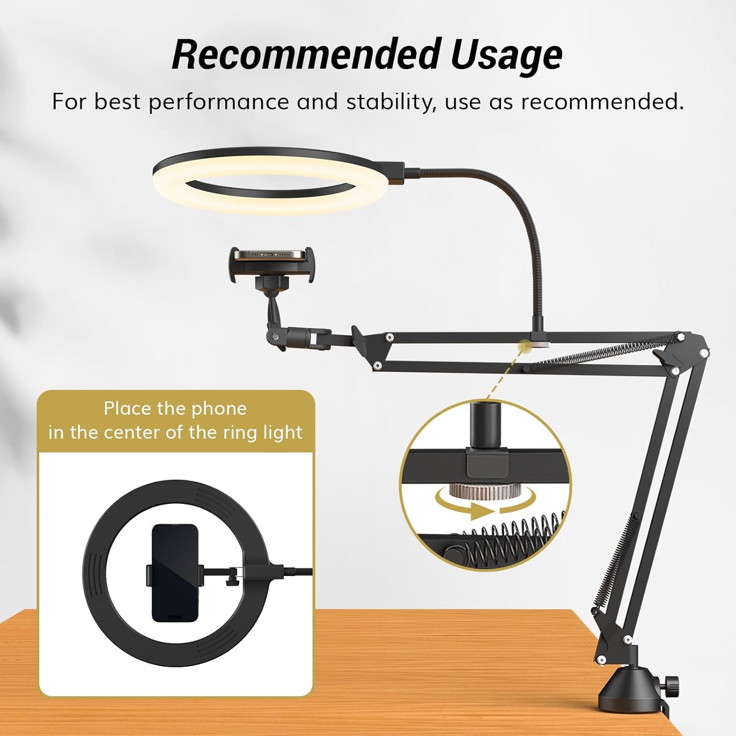 Кольцевой светильник с подстав – обзор и цена Photography Video Lighting Kit With Adjustable Tripod Stand
