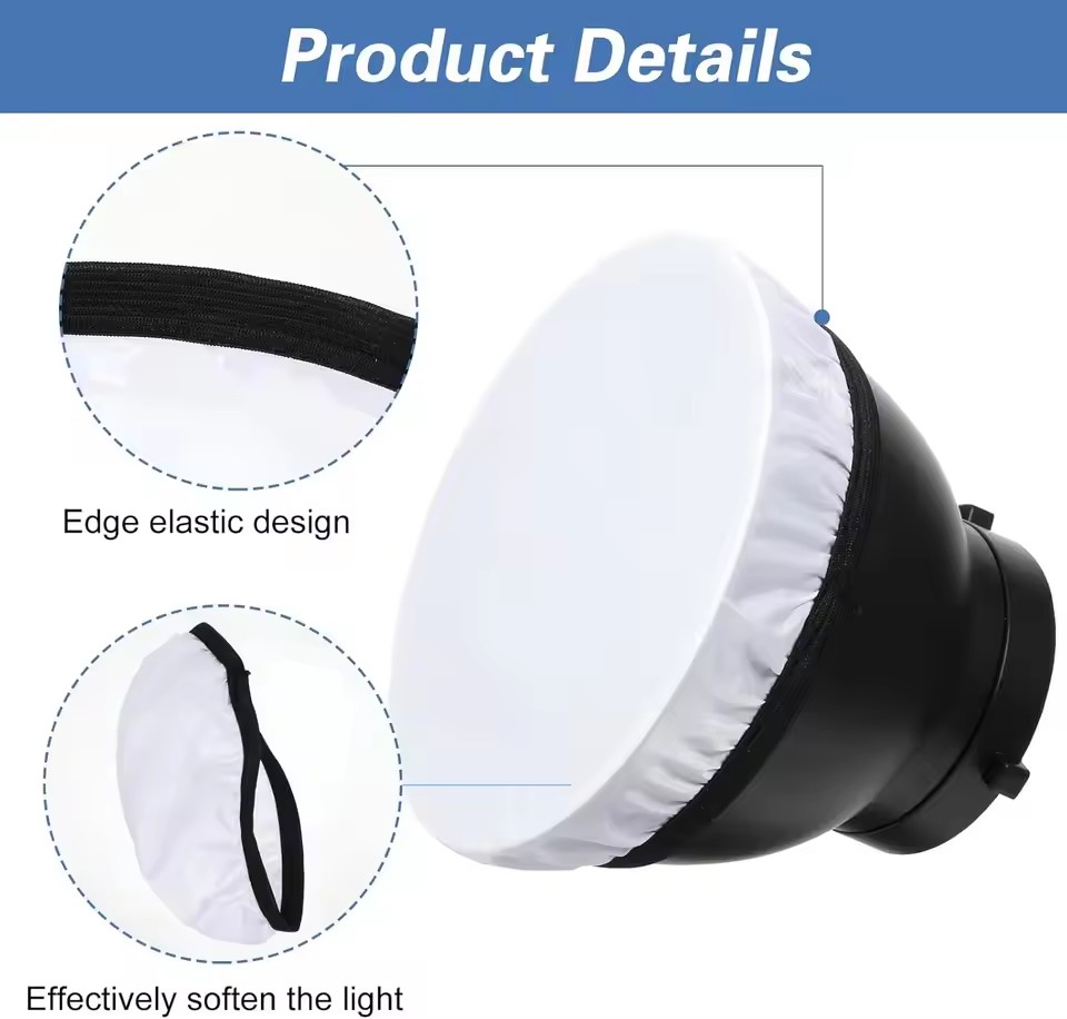 1/3/5/10 шт. 7-дюймовые тканев – обзор и цена Photography Lighting Diffuser